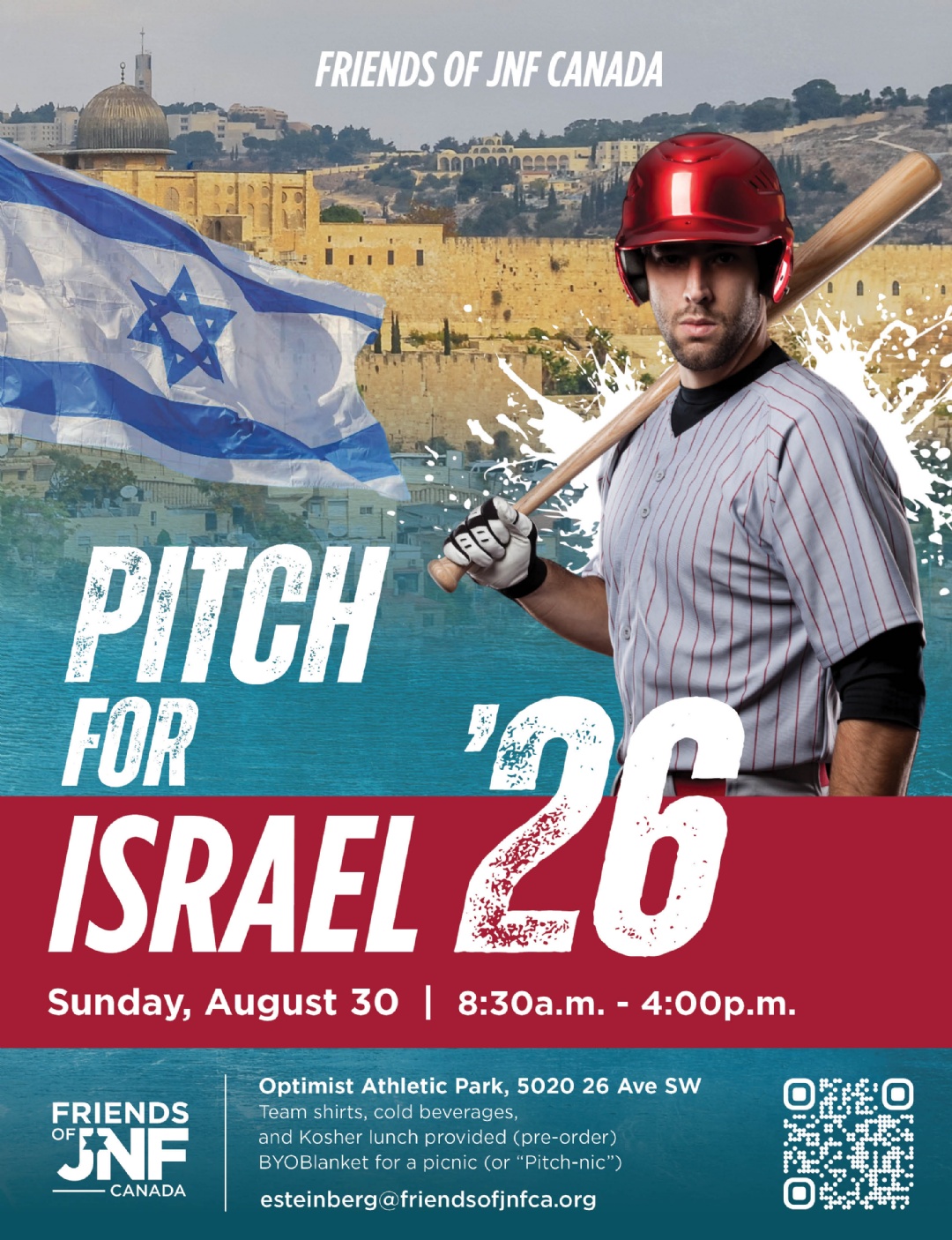 Batter Up for Pitch for Israel!